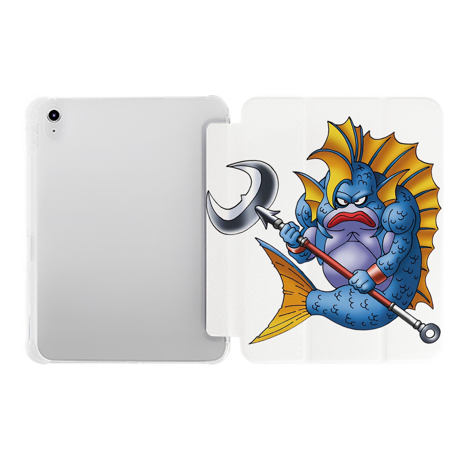 （画像用） ドラゴンクエスト Doragon Kuesuto Dragon Quest IPad ケース ペン収納付き 三つ折りスタンド PUレザー×シリコン 対応機種9.5/10.5/10.9インチ